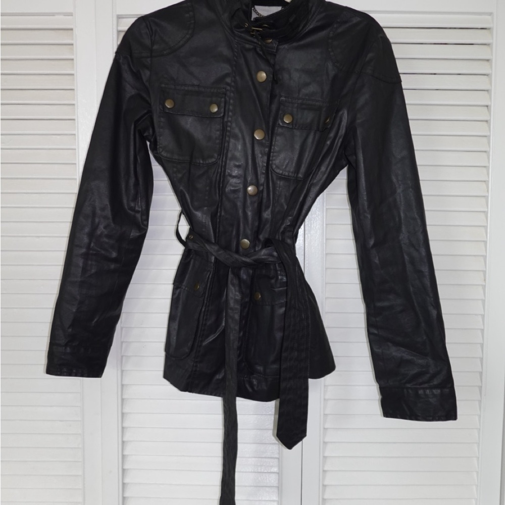 Banana Republic Black Belted Jacket